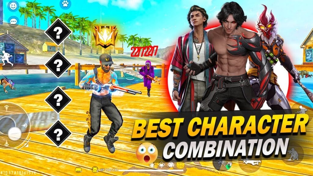Free Fire Character Combos